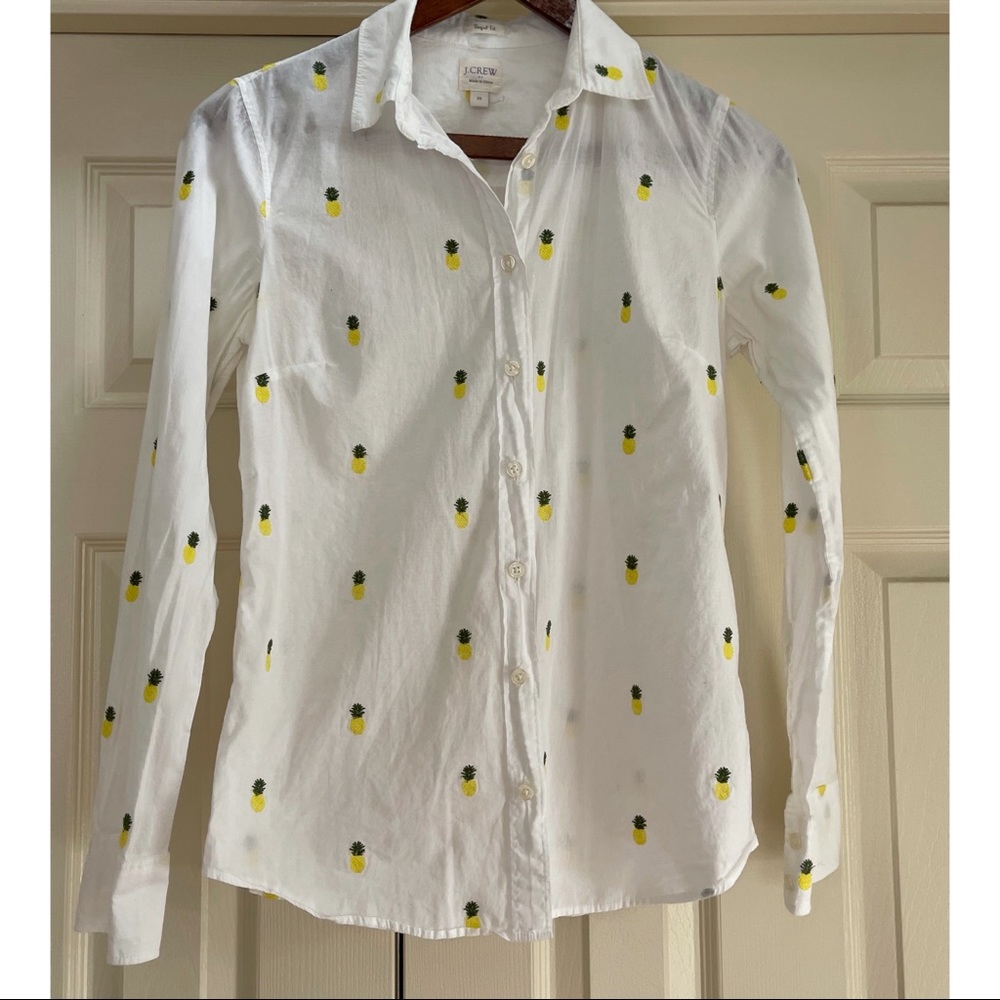 J. Crew Factory Pineapple Shirt